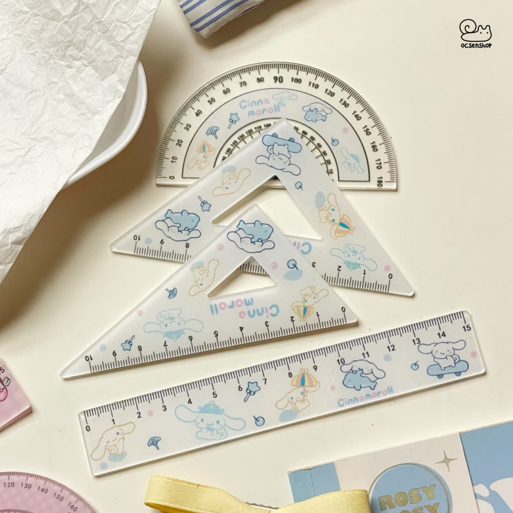 Set thước kẻ Sanrio (4c)