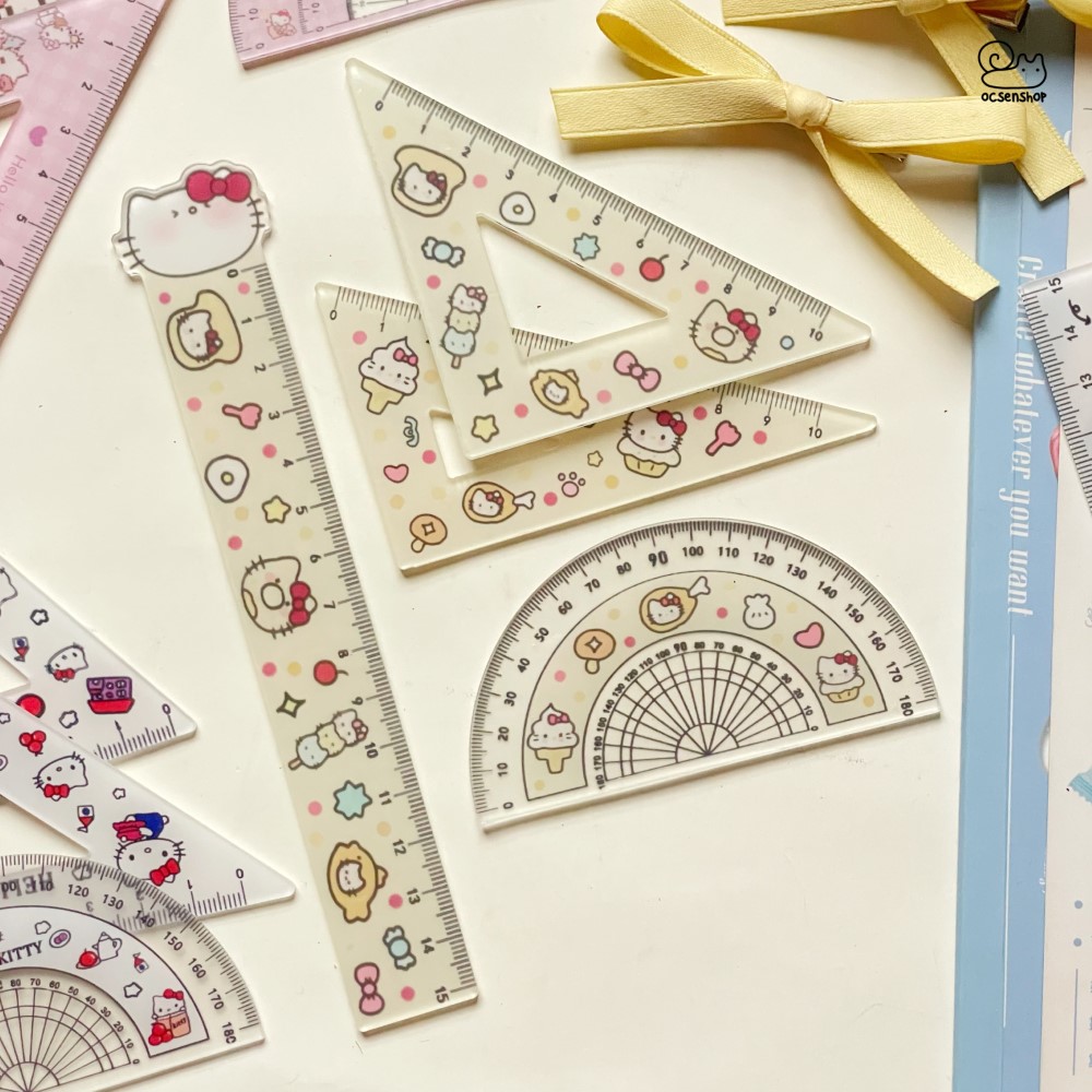 Set thước kẻ Sanrio (4c)