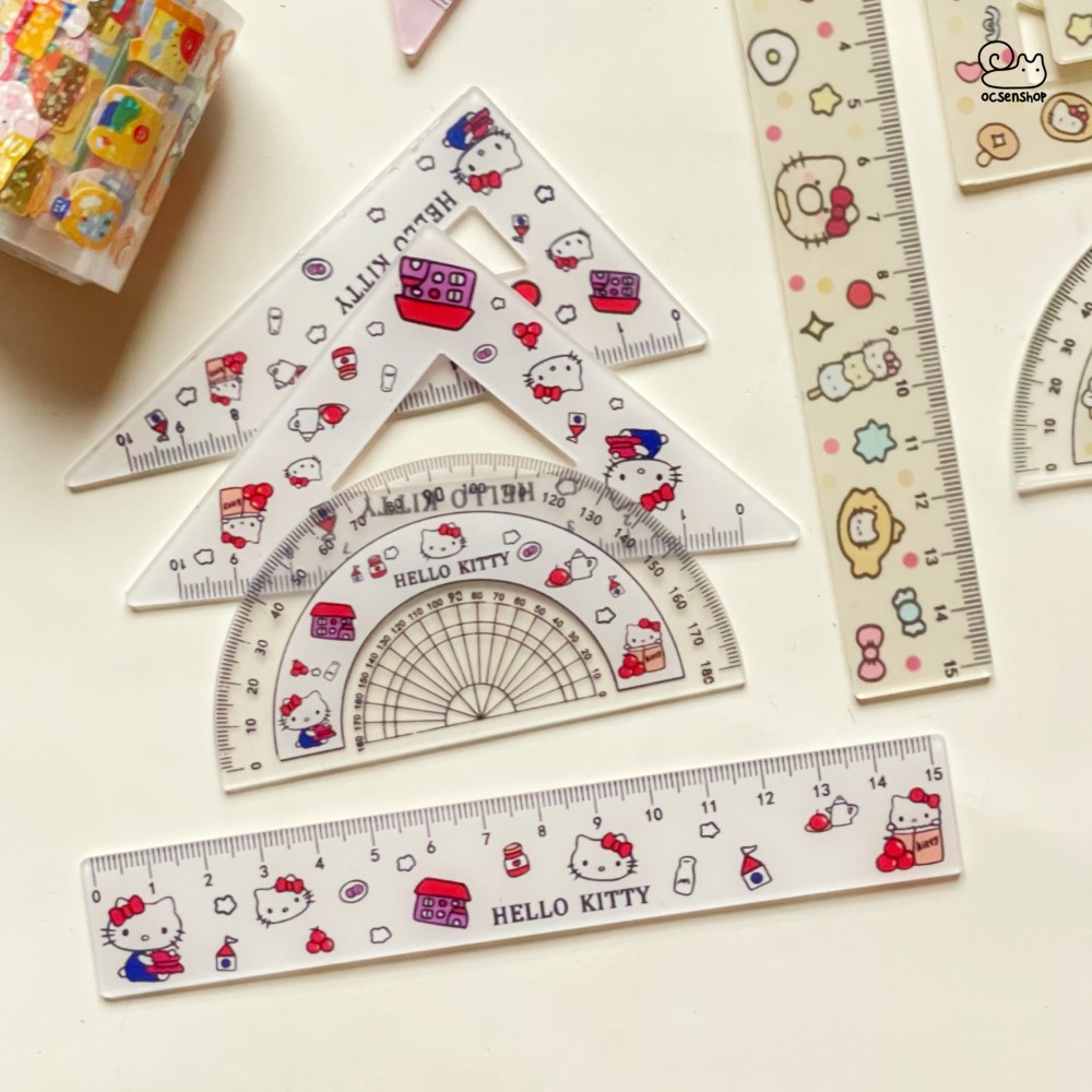 Set thước kẻ Sanrio (4c)