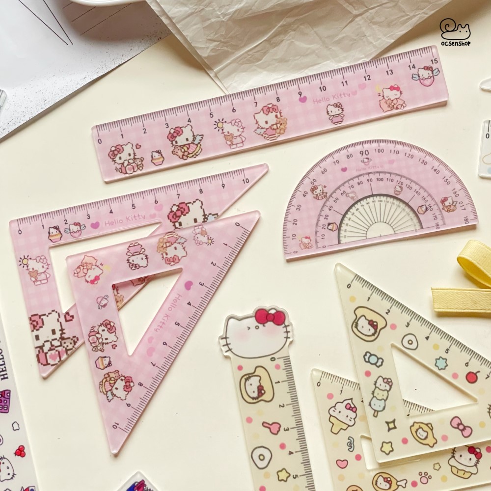 Set thước kẻ Sanrio (4c)