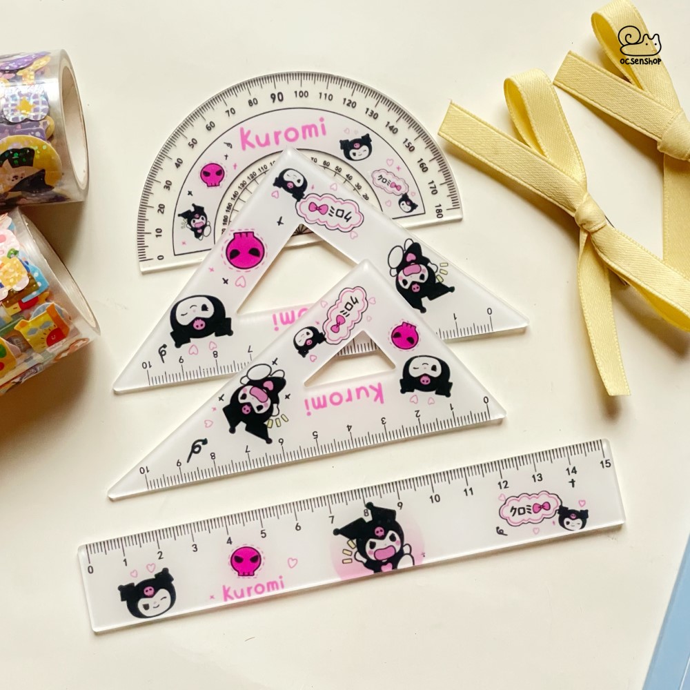 Set thước kẻ Sanrio (4c)