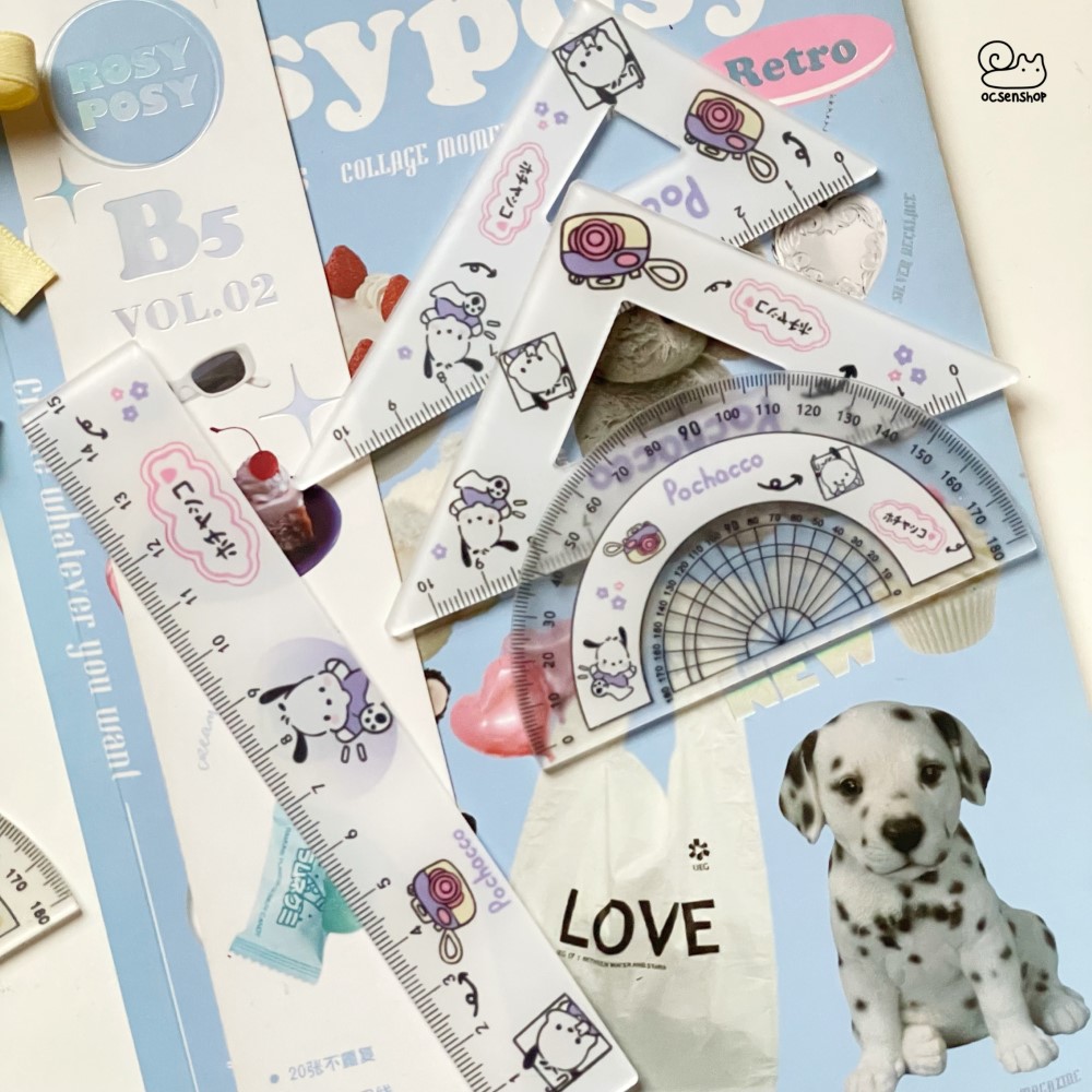 Set thước kẻ Sanrio (4c)