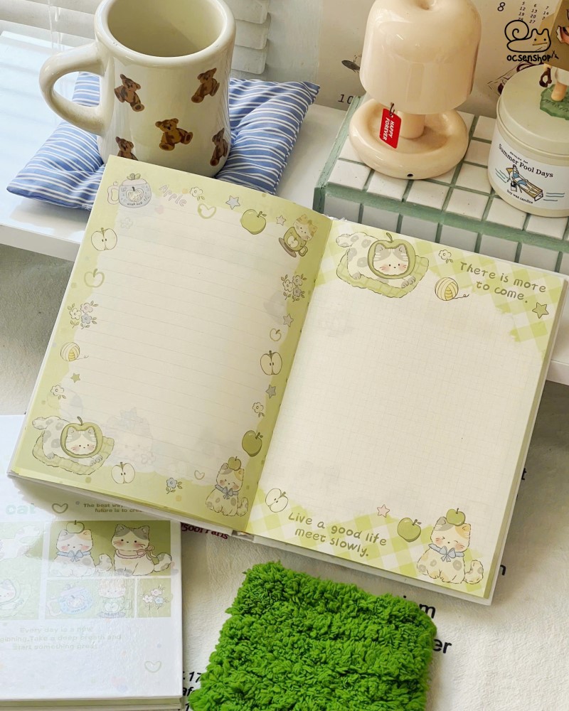 Sổ A5 bìa cứng Cute Cat (96tr)