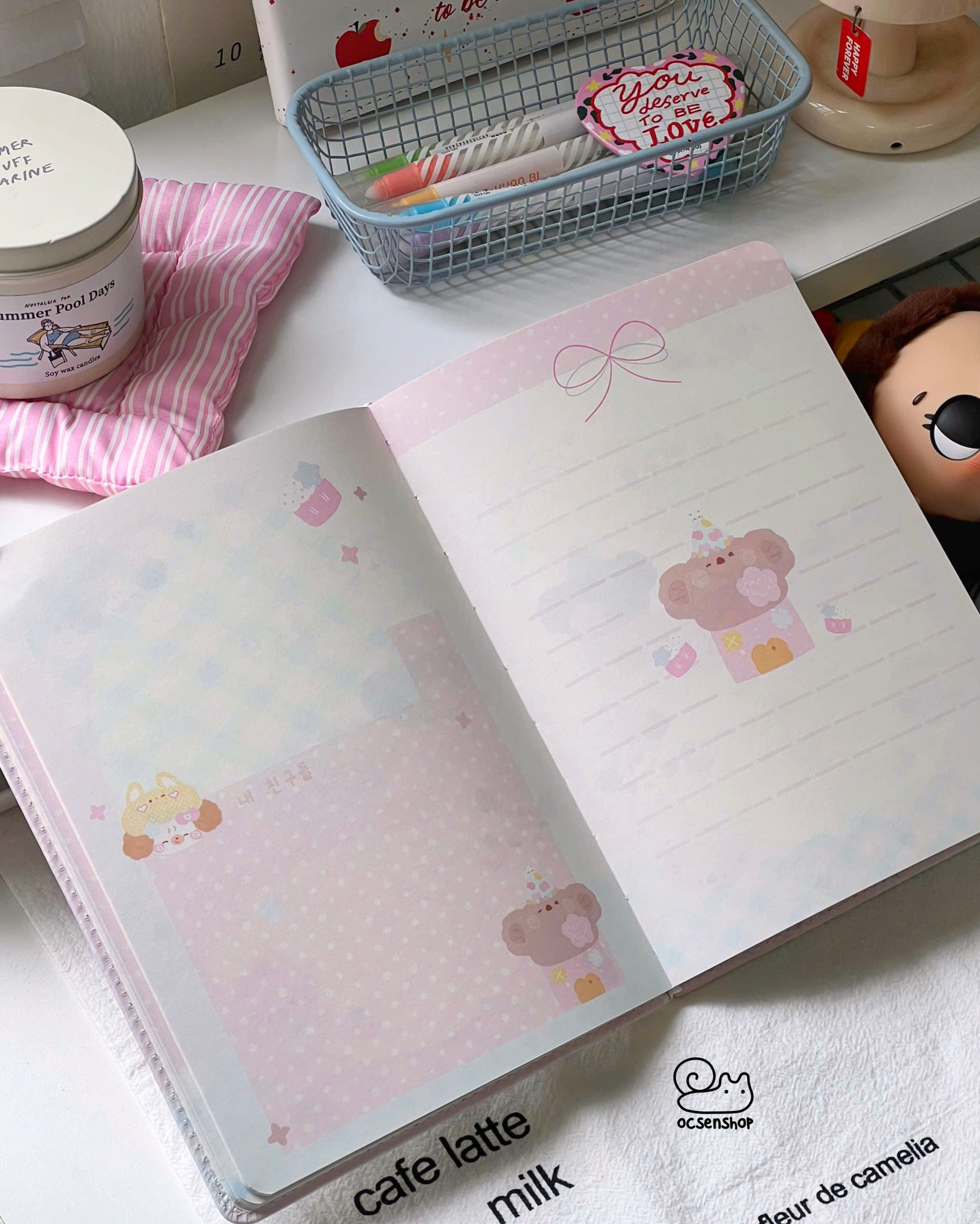Sổ A5 bìa da Koala (96tr)
