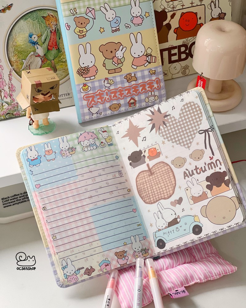 Sổ bìa da Miffy (80tr)