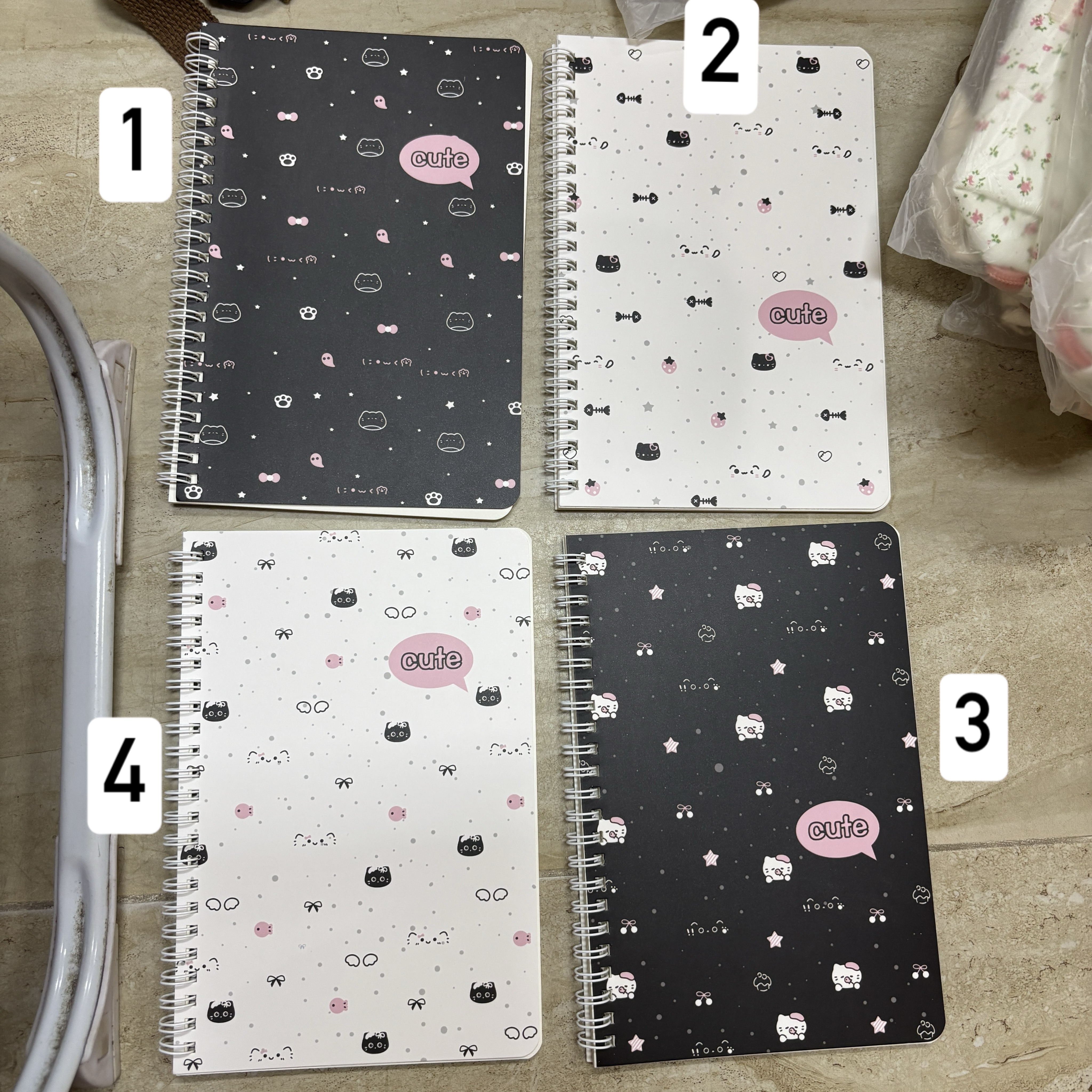 Sổ gáy xoắn A5 Cute Cat (50tr)
