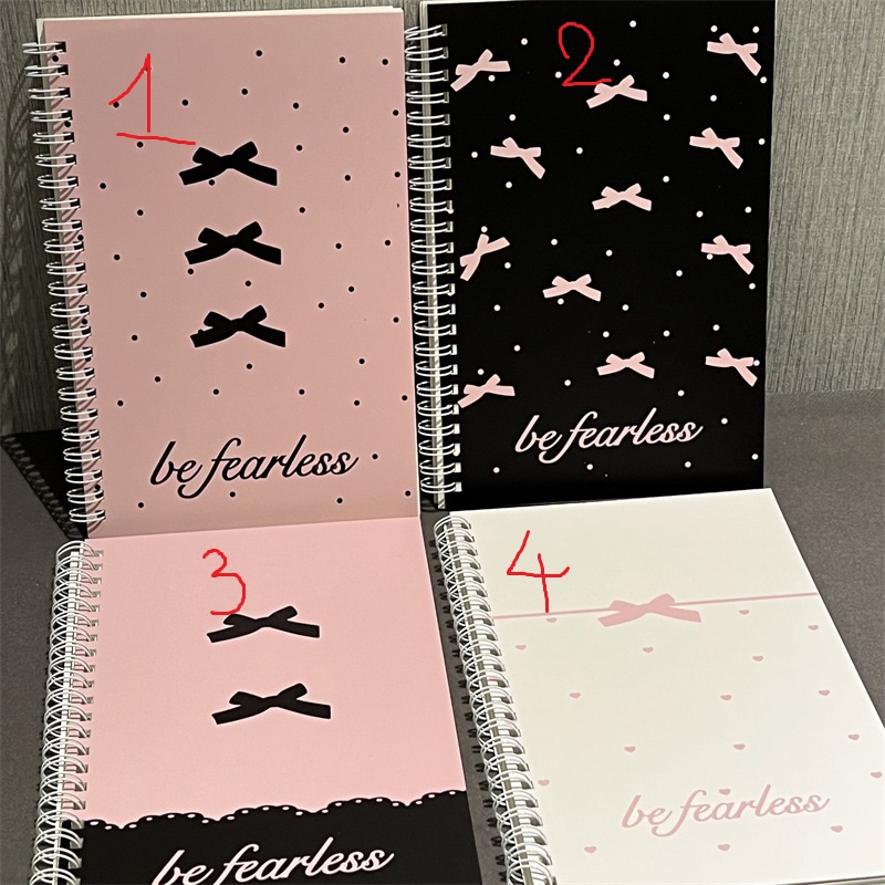 Sổ gáy xoắn A5 Nơ Be fearless (50tr)