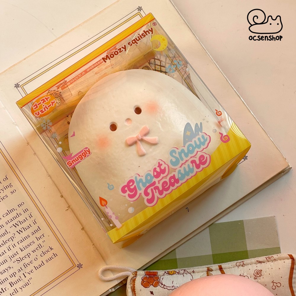 Squishy Moozy Ghost snow treasure (kèm hộp)