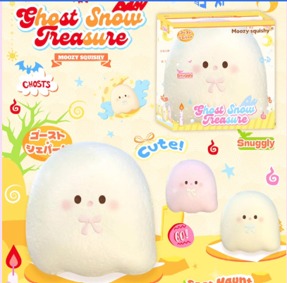Squishy Moozy Ghost snow treasure (kèm hộp)