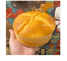 Squishy Moozy bánh Chiffon sữa tươi (kèm túi)
