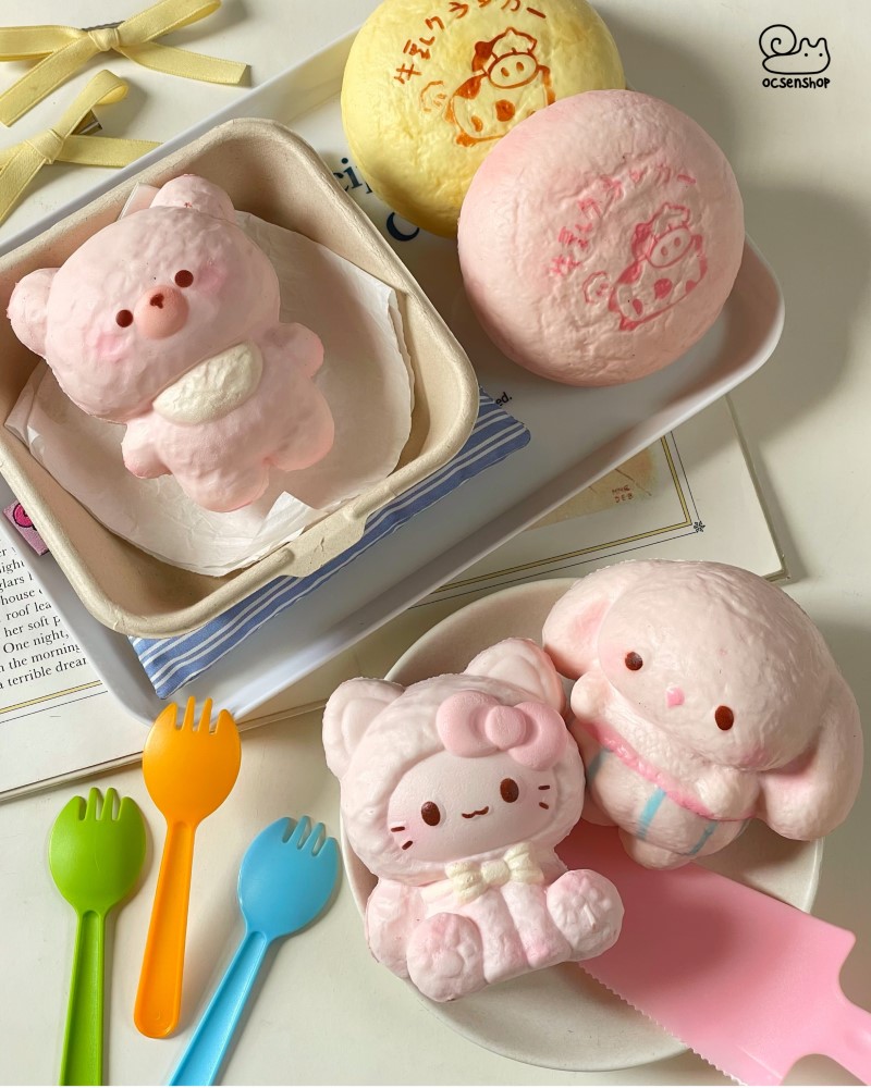 Squishy Moozy bánh kem động vật
