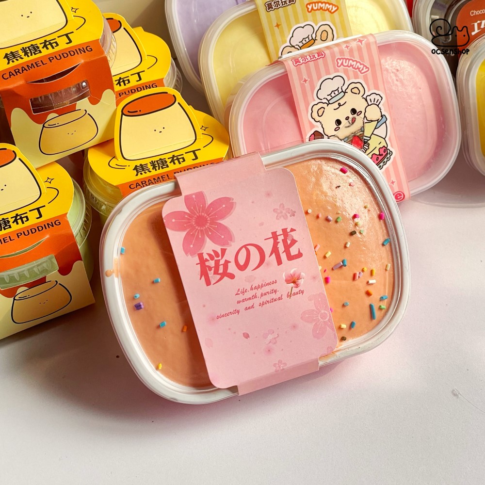 Squishy bánh kem muối biển