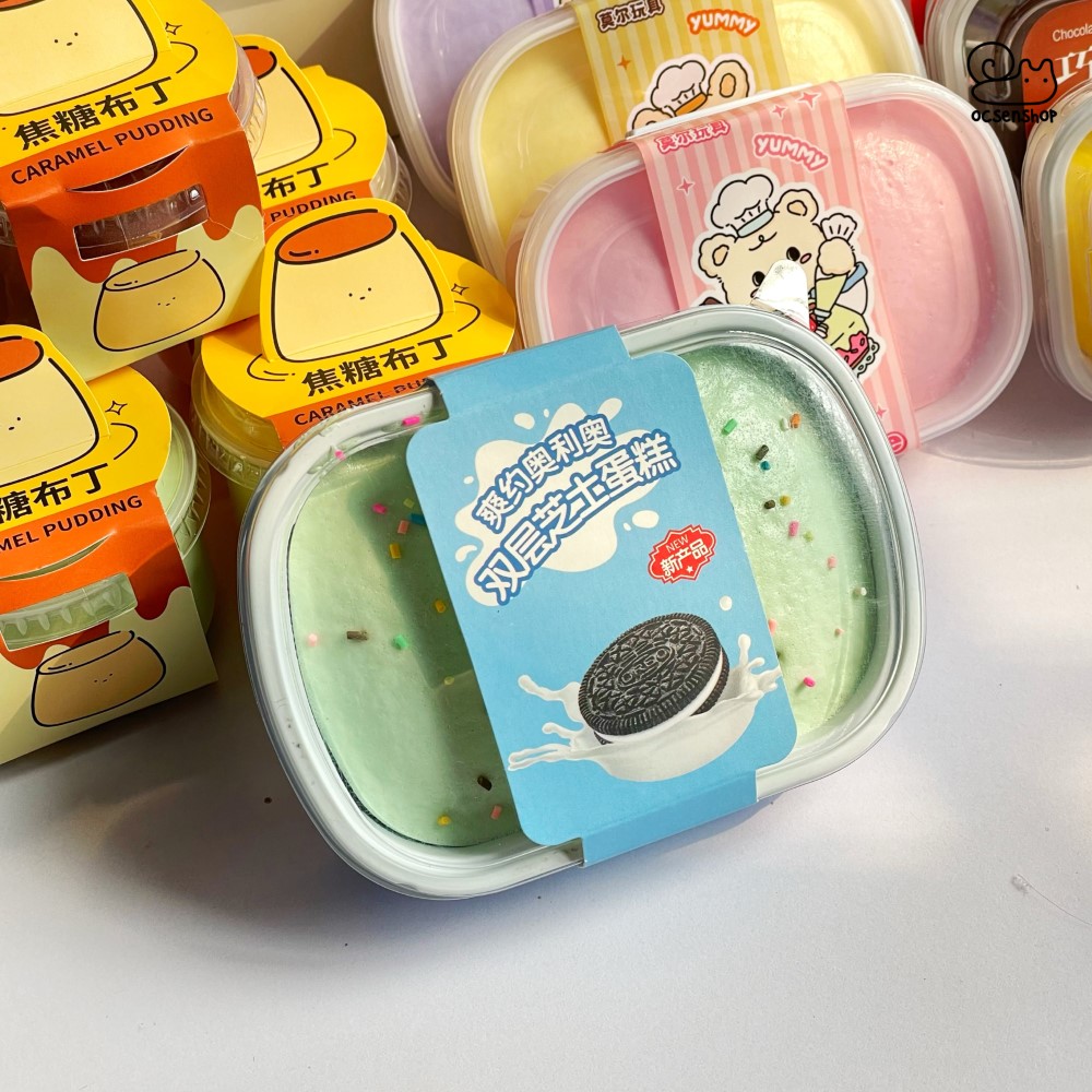 Squishy bánh kem muối biển