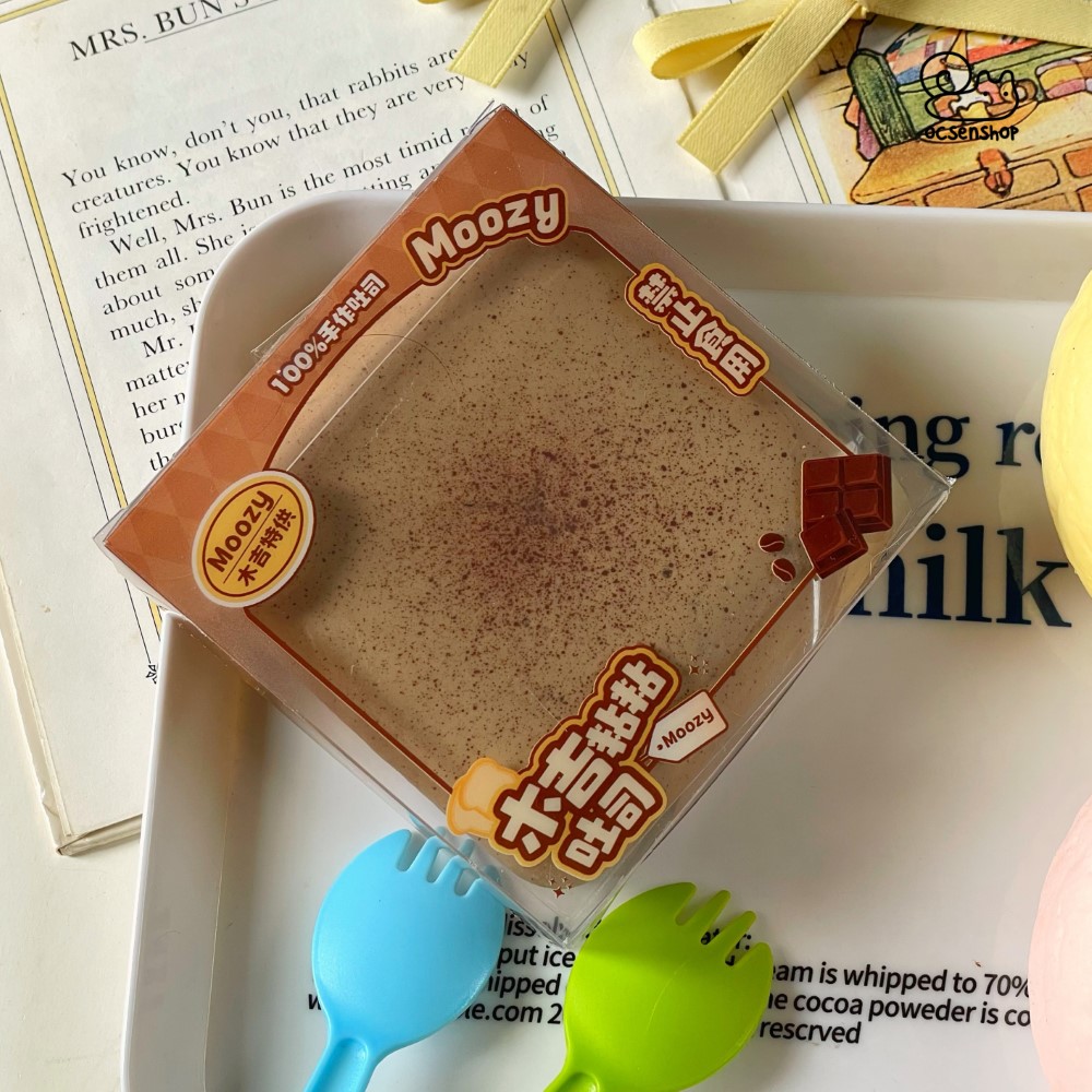 Squishy Moozy bánh mì nướng phủ kem (9cm)