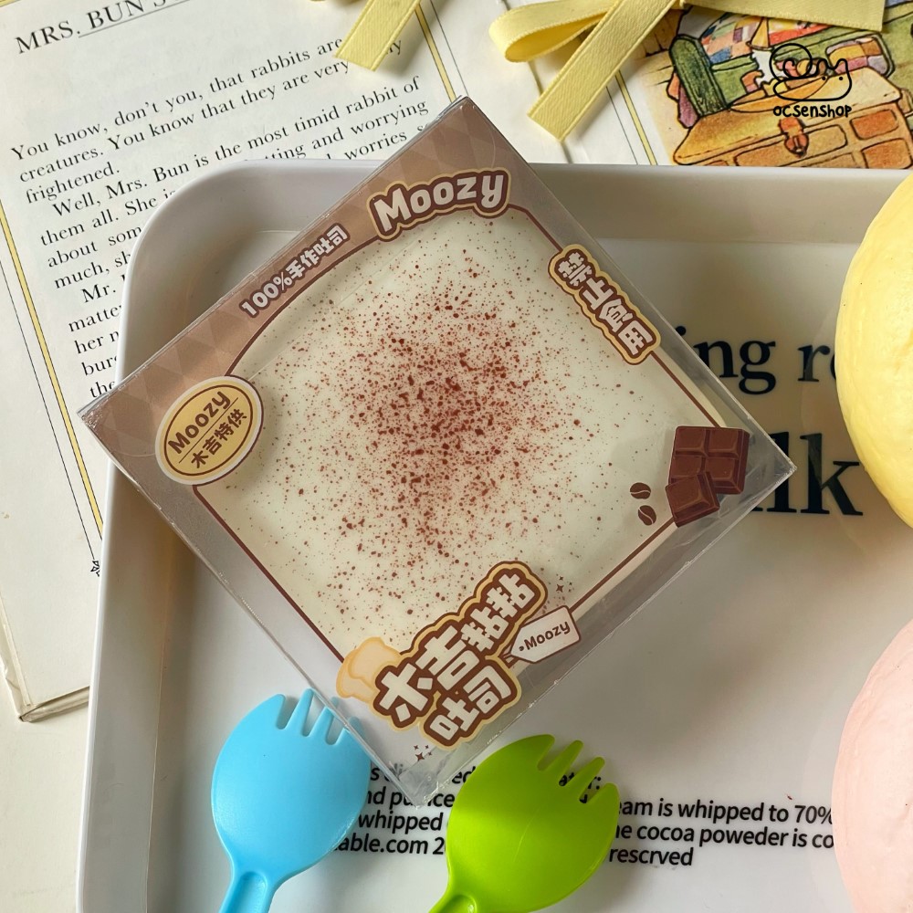 Squishy Moozy bánh mì nướng phủ kem (9cm)