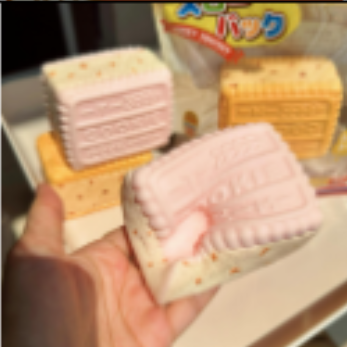 Squishy Moozy bánh quy cookie dày