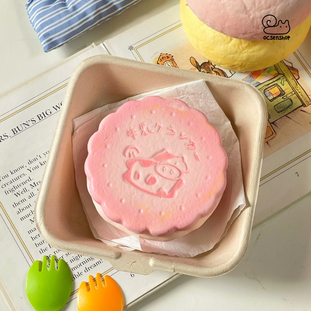 Squishy Moozy bánh quy sữa PUPU