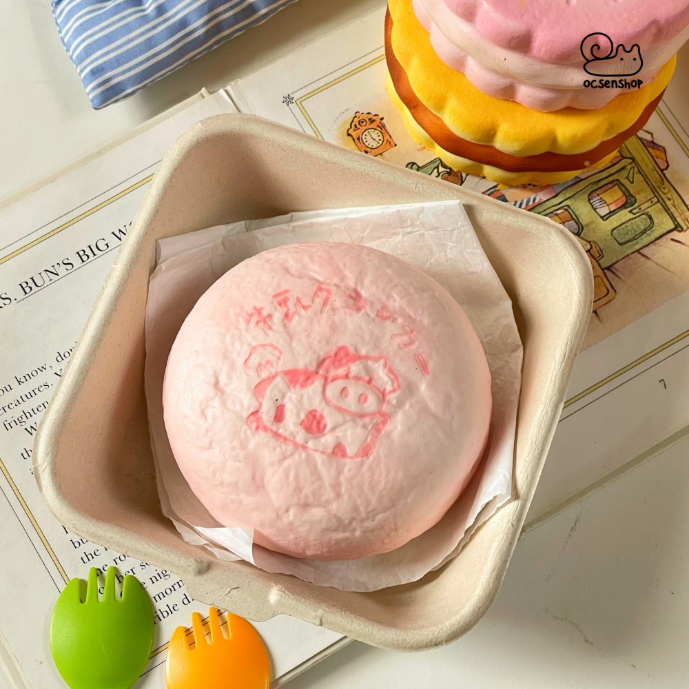Squishy Moozy bánh sữa bơ xốp PUPU