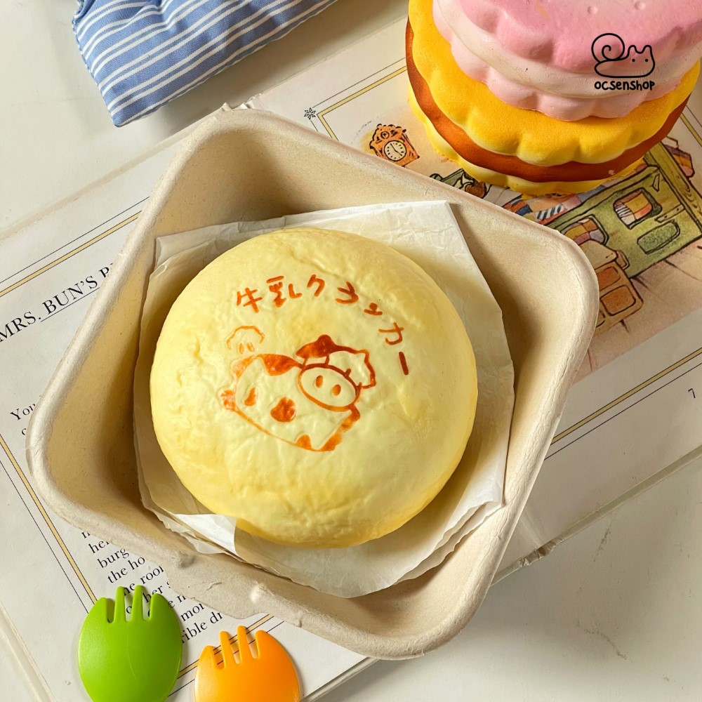 Squishy Moozy bánh sữa bơ xốp PUPU