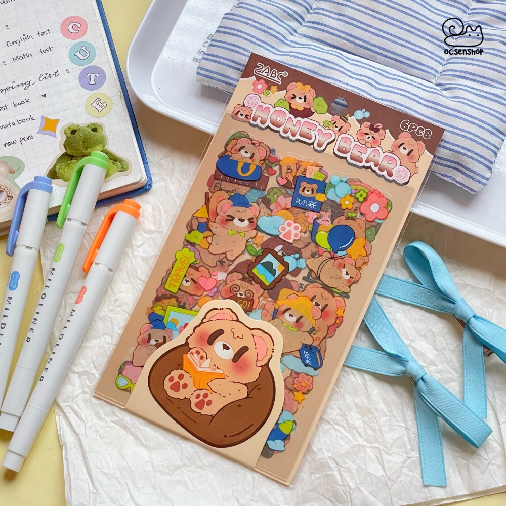 Sticker Good Animal (6 tấm)(10x15cm)