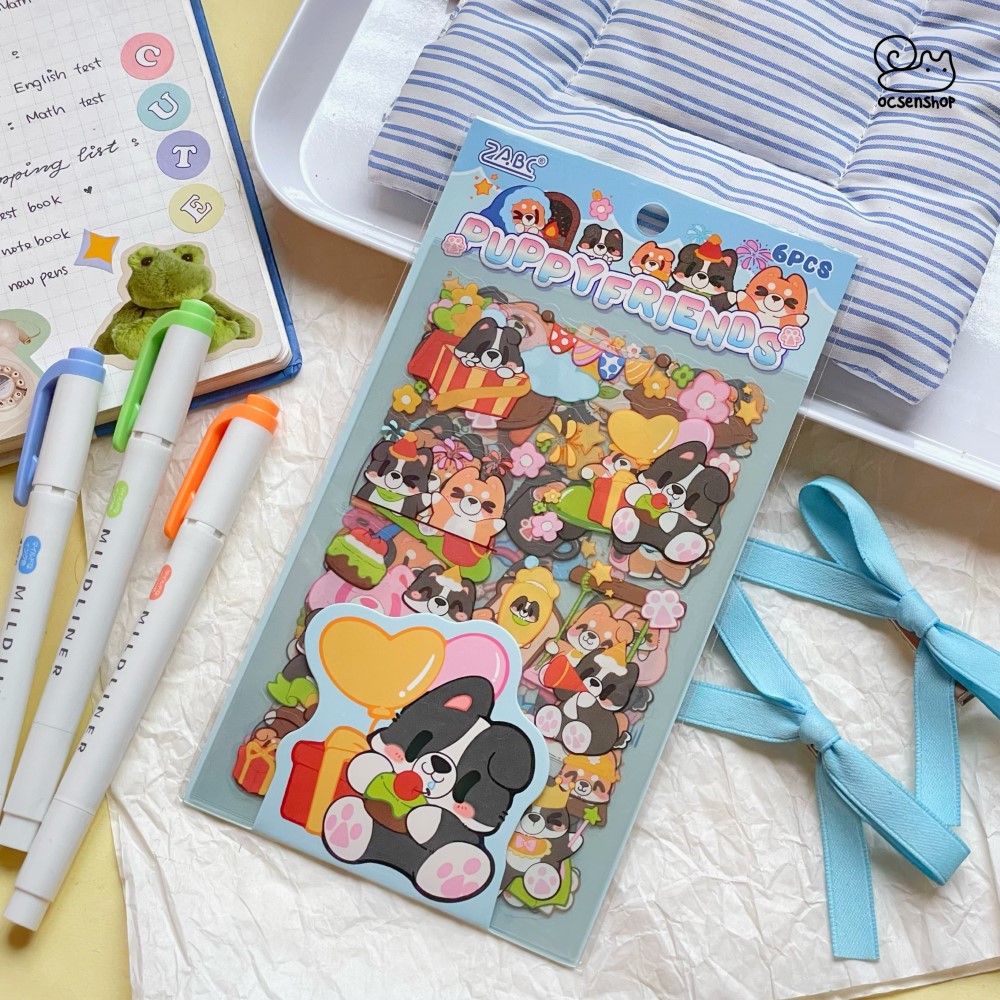 Sticker Good Animal (6 tấm)(10x15cm)