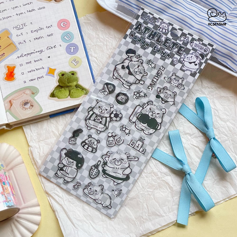 Sticker Happy budding (8,5x16,5cm)