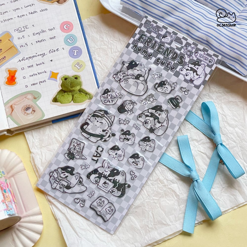 Sticker Happy budding (8,5x16,5cm)