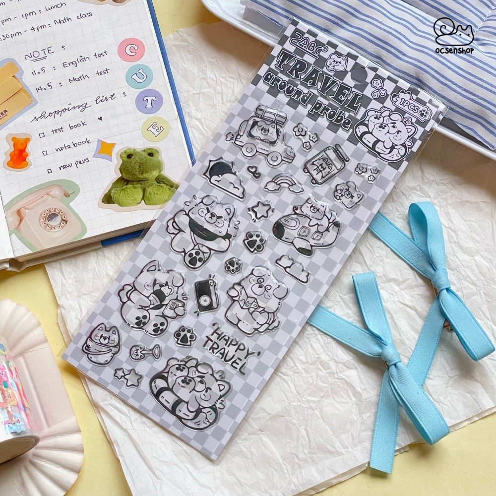 Sticker Happy budding (8,5x16,5cm)