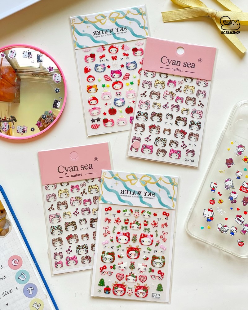 Sticker Hello Kitty (7x9,2cm)
