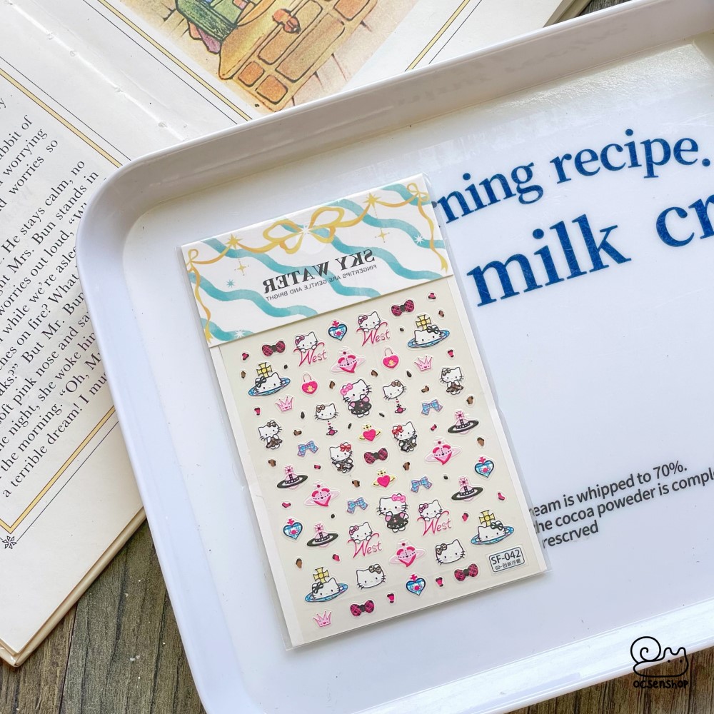 Sticker Hello Kitty (7x9,2cm)