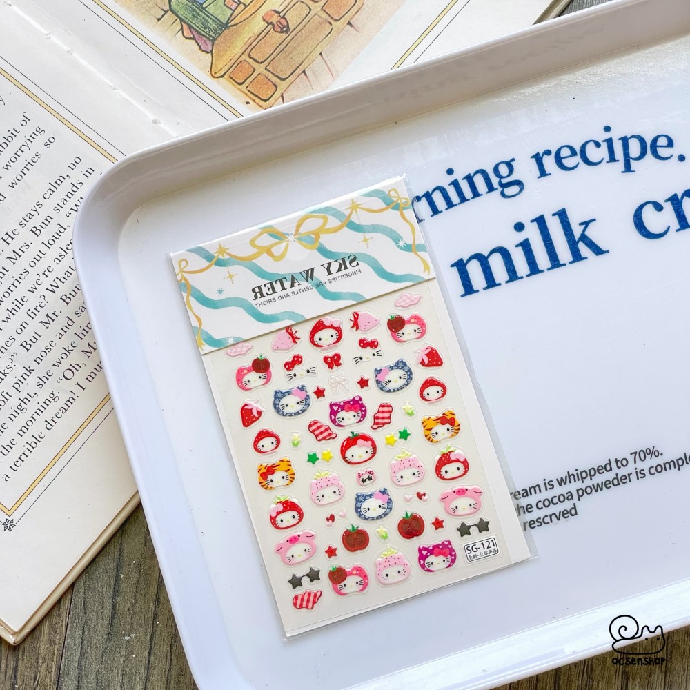 Sticker Hello Kitty (7x9,2cm)