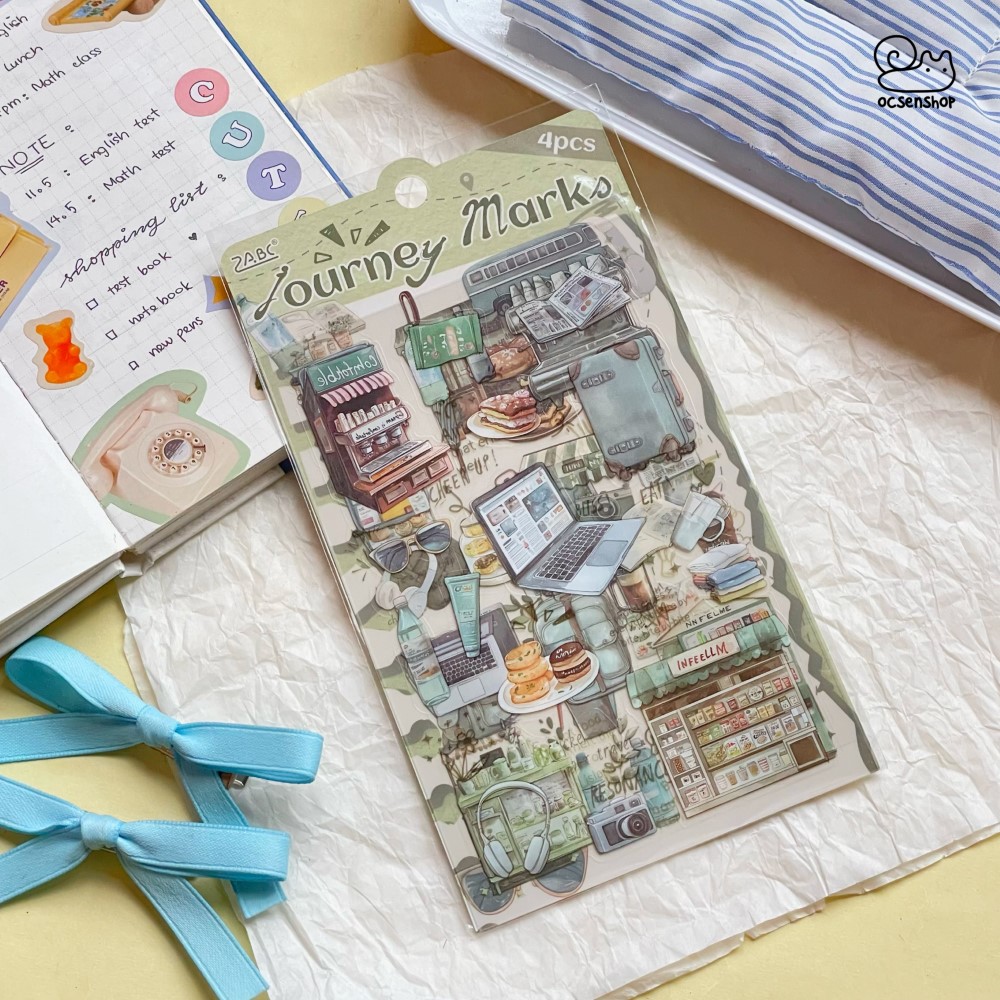 Sticker Lucky trip (4 tấm)(10x15cm)