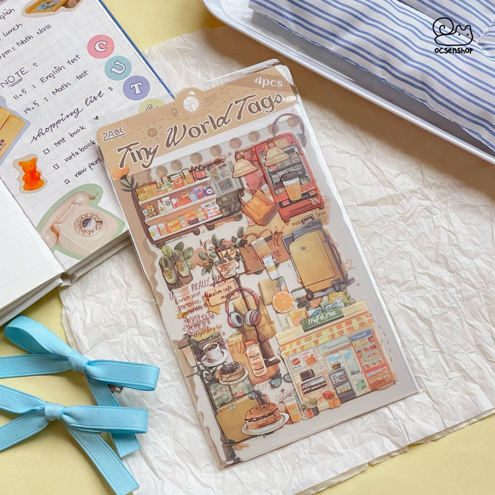 Sticker Lucky trip (4 tấm)(10x15cm)
