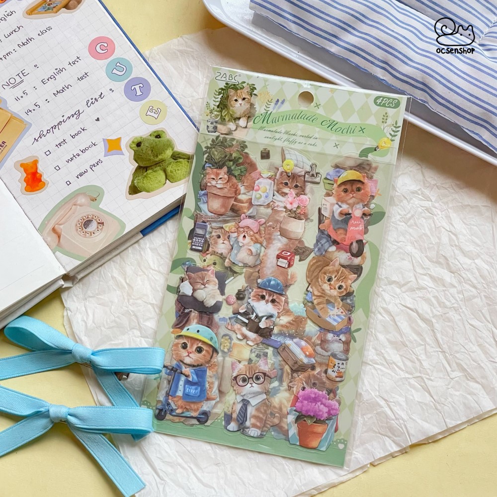 Sticker Paw prints together (4 tấm)(10x15cm)