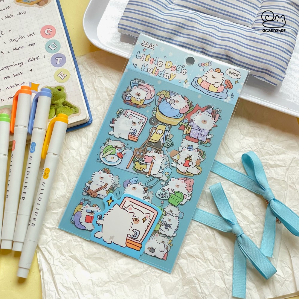 Sticker Pet friendly day (4 tấm)(10x15cm)