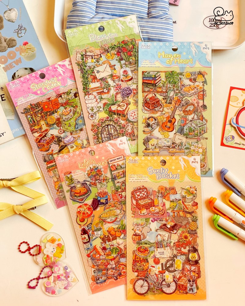 Sticker Vintage (4 tam)