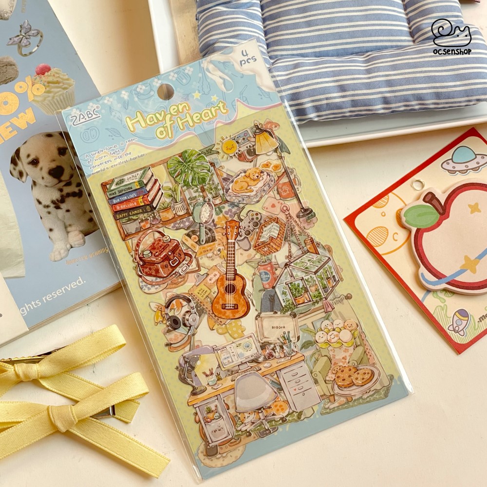 Sticker Vintage (4 tấm)
