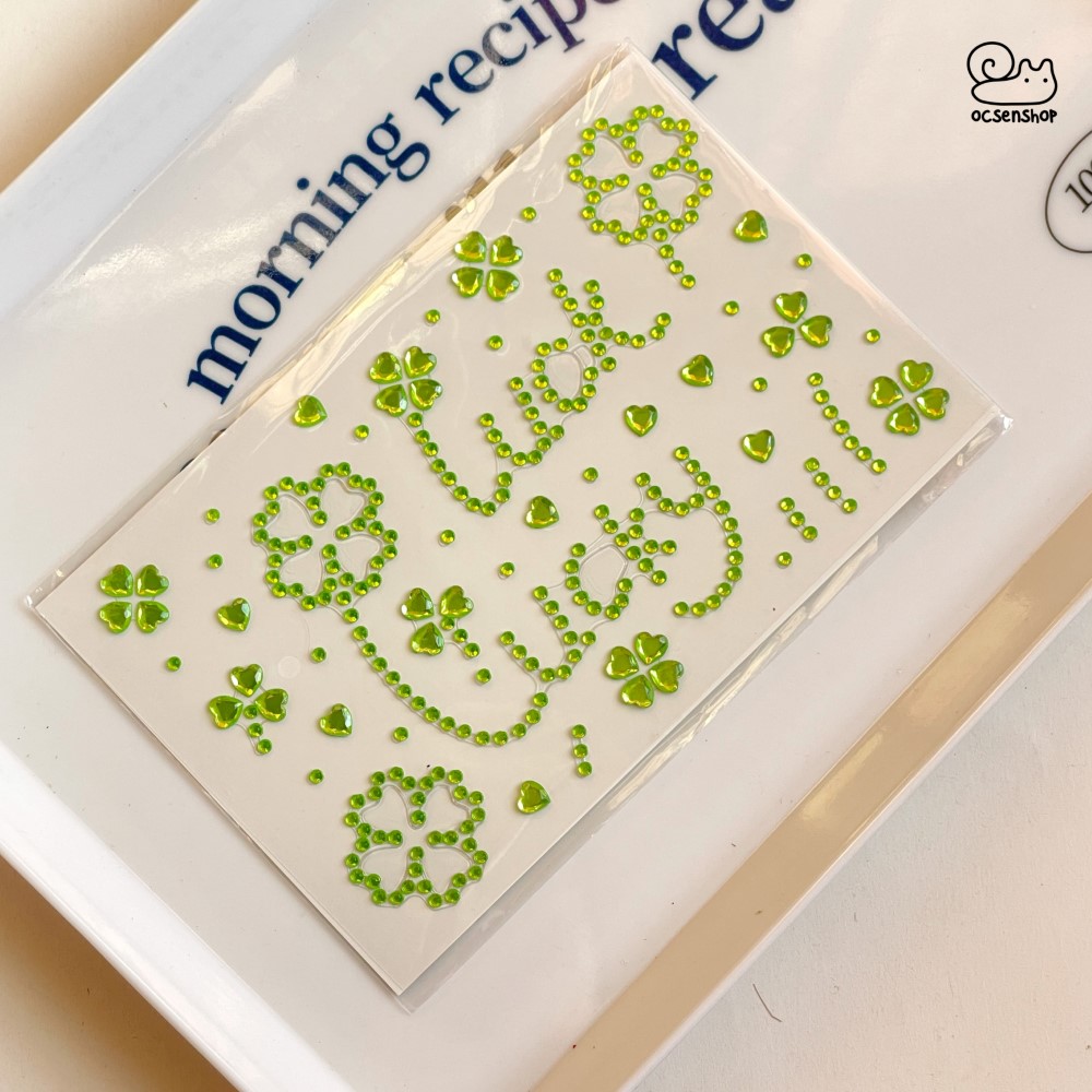 Sticker đá chữ tiếng Anh