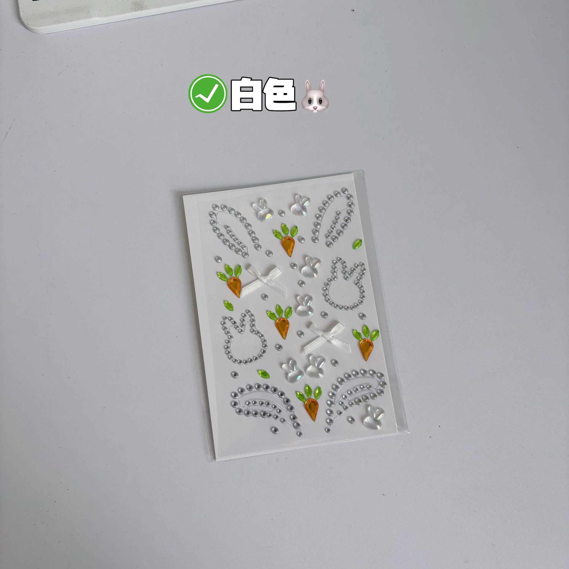 Sticker đá nơ ruy băng