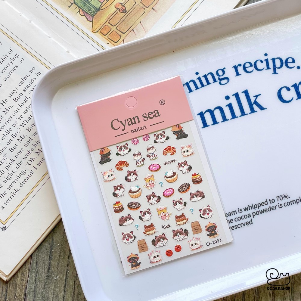 Sticker nhỏ Mèo (7x9cm)