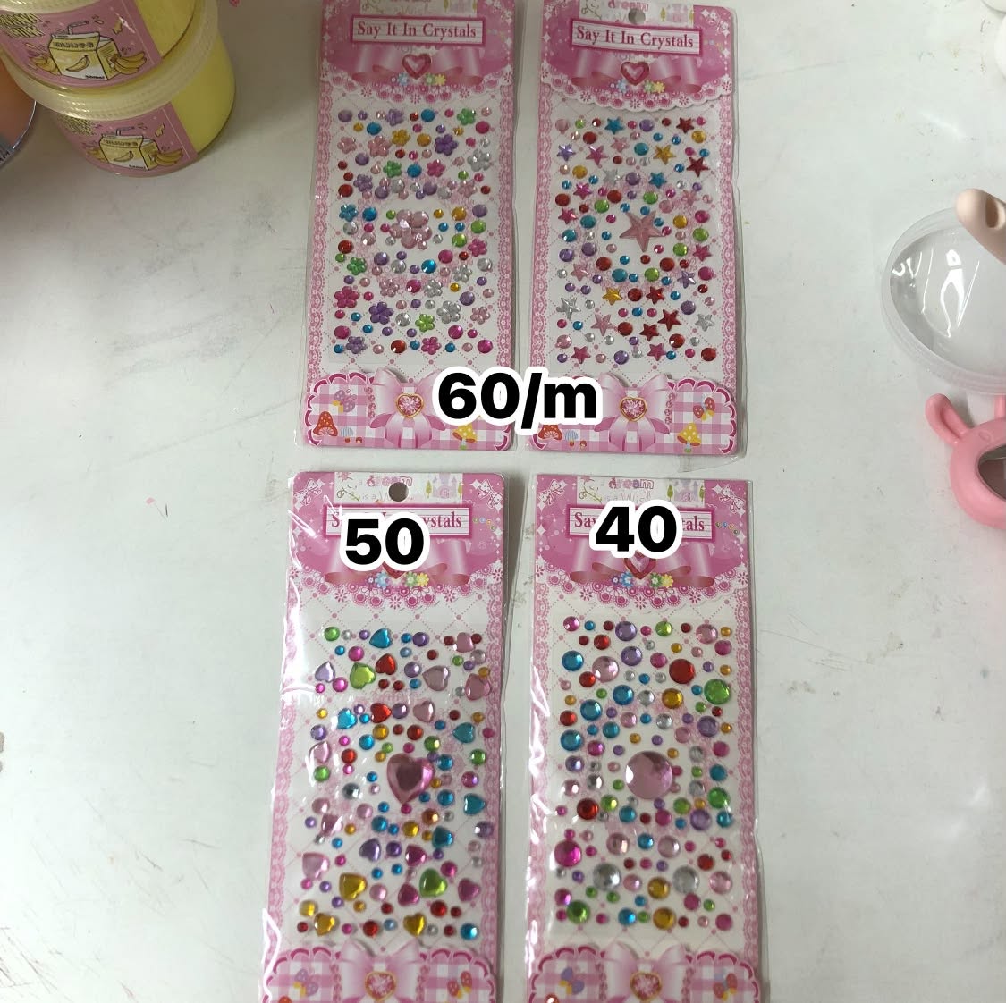 Sticker nổi 3D nhiều hình 20k (1 tấm)