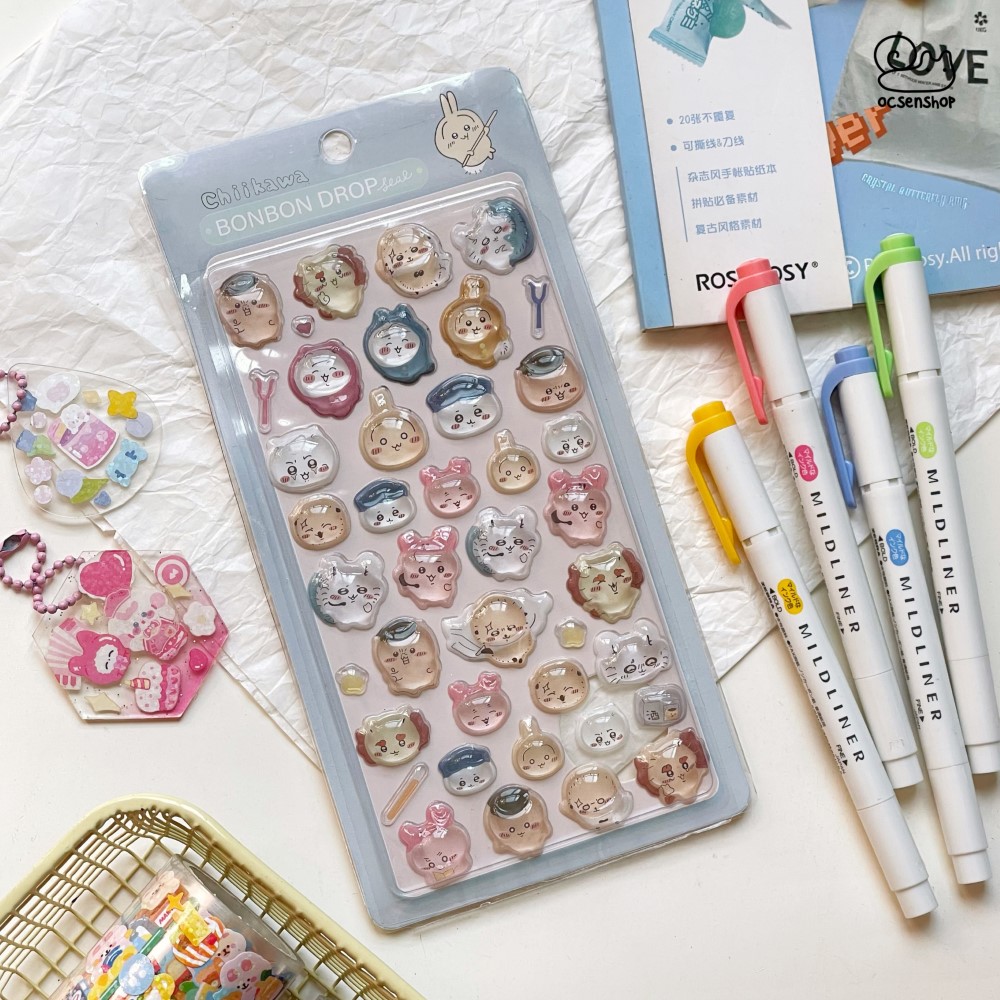 Sticker nổi Chiikawa