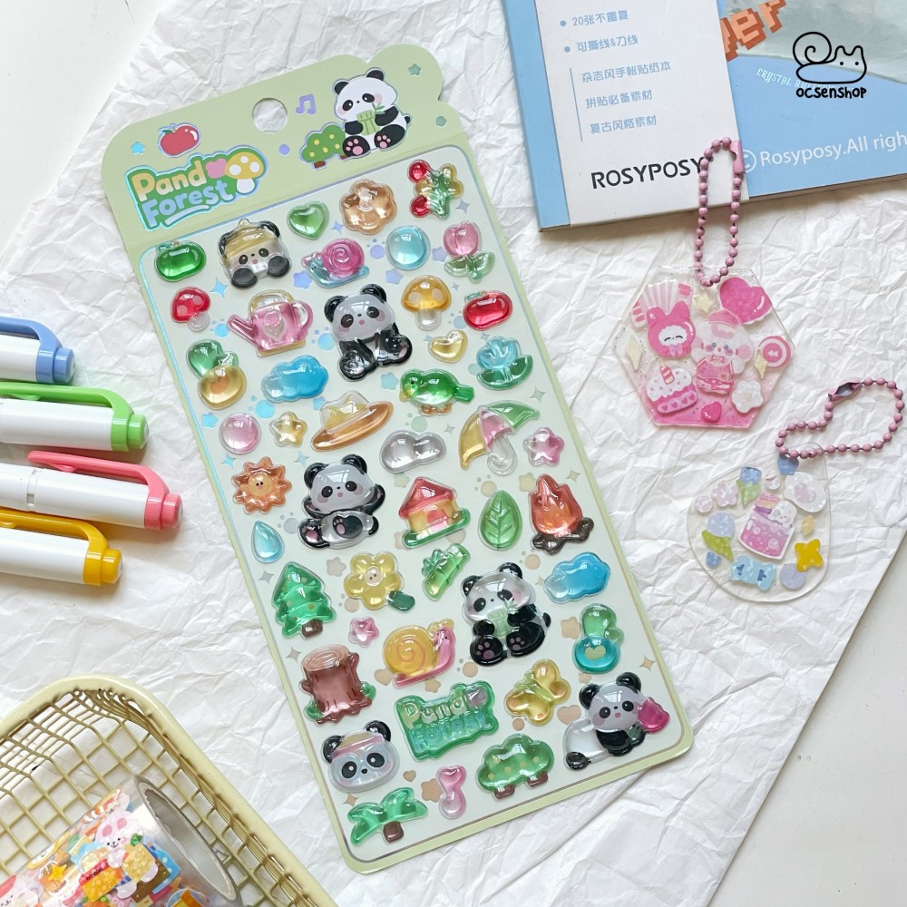 Sticker nổi Động vật (10x20cm)