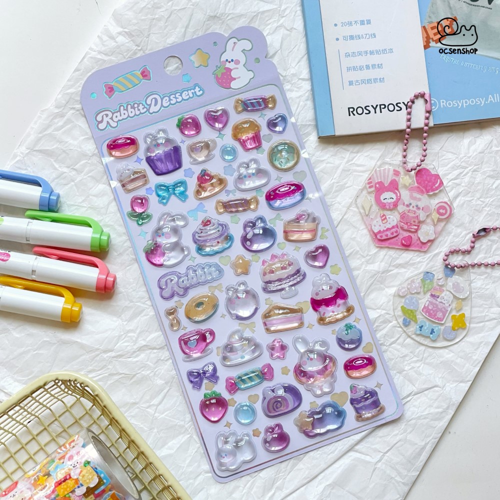 Sticker nổi Động vật (10x20cm)