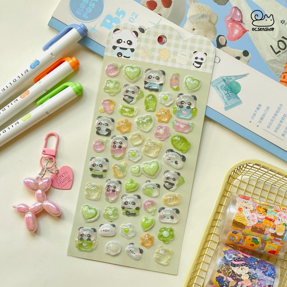 Sticker nổi Động vật (9,5x21cm)
