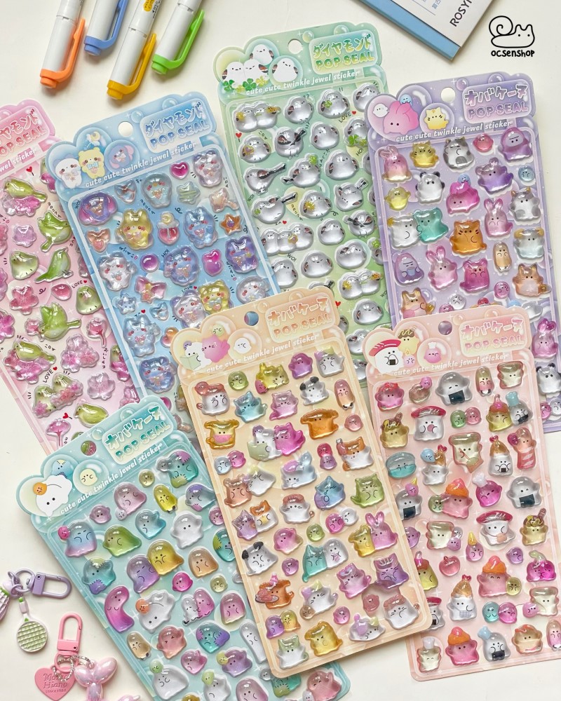 Sticker nổi Pop seal (9,5x22,5cm)