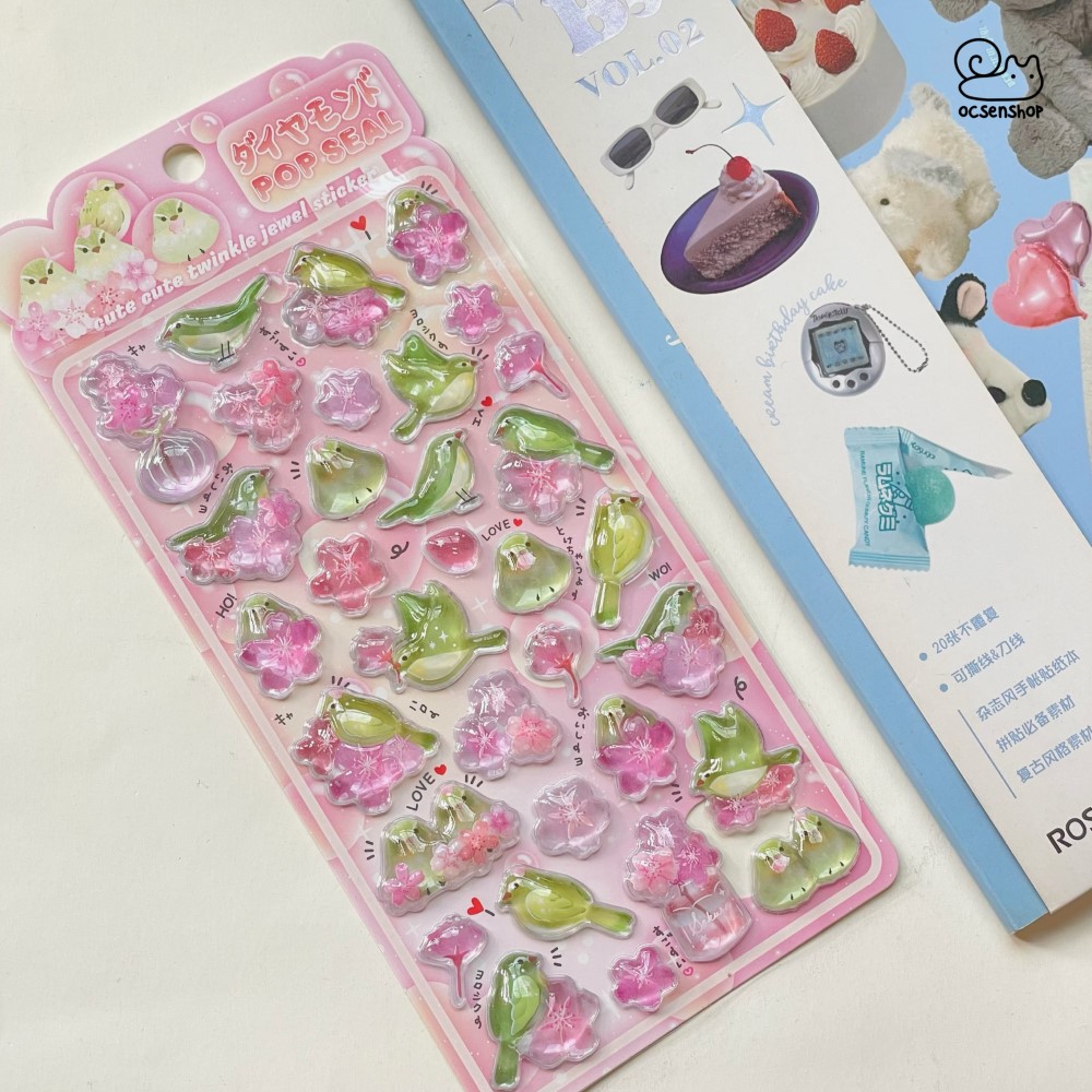 Sticker nổi Pop seal (9,5x22,5cm)