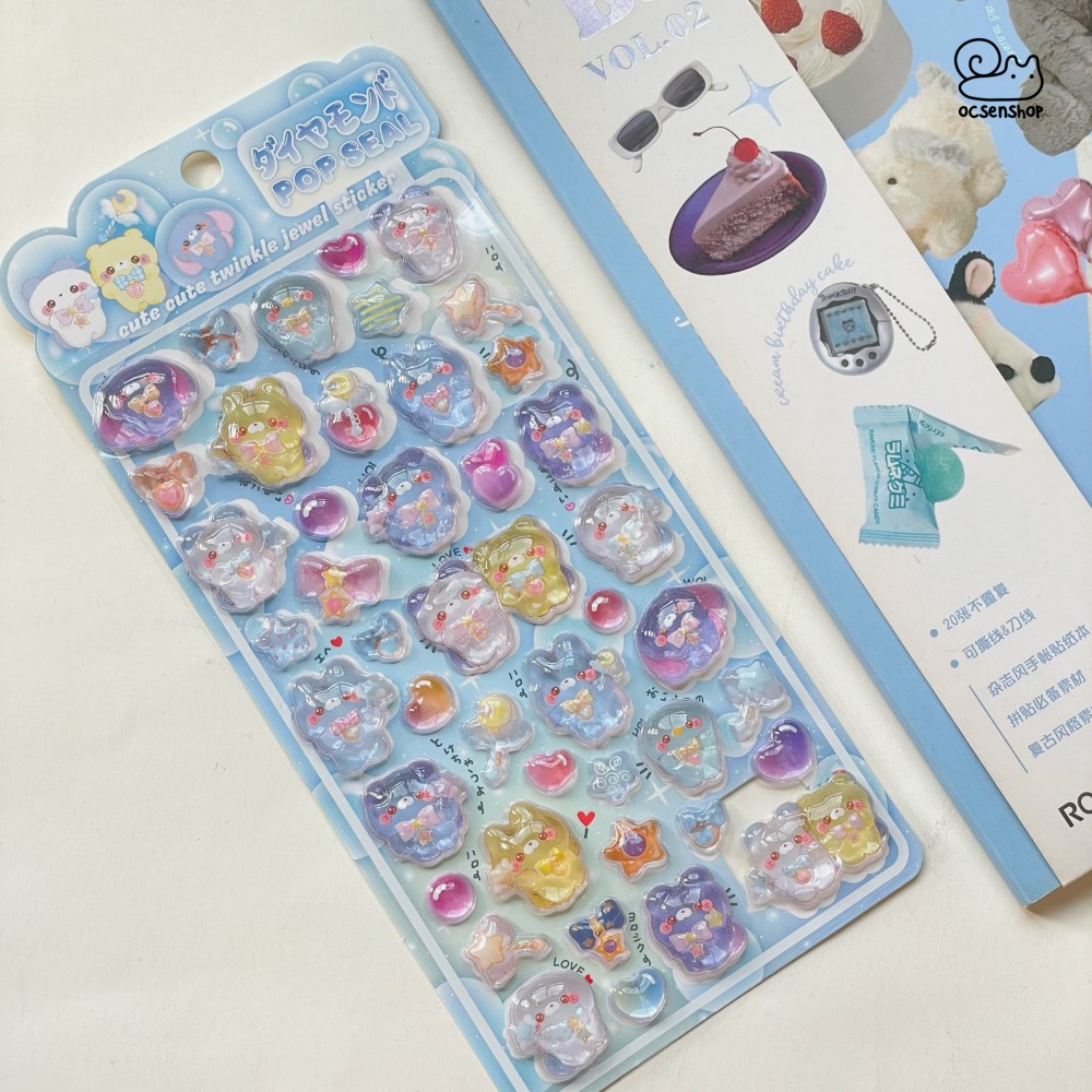 Sticker nổi Pop seal (9,5x22,5cm)