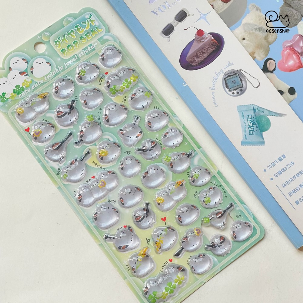 Sticker nổi Pop seal (9,5x22,5cm)