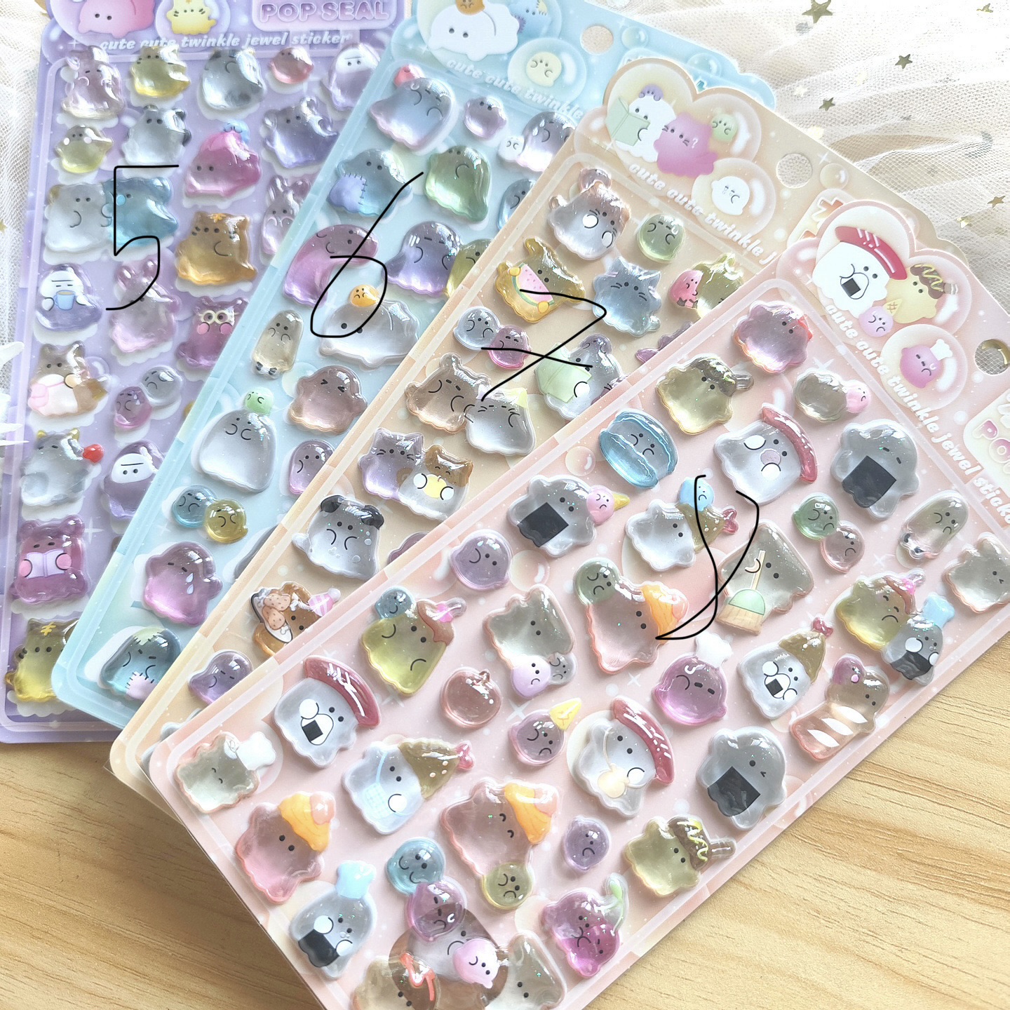 Sticker nổi Pop seal (9,5x22,5cm)